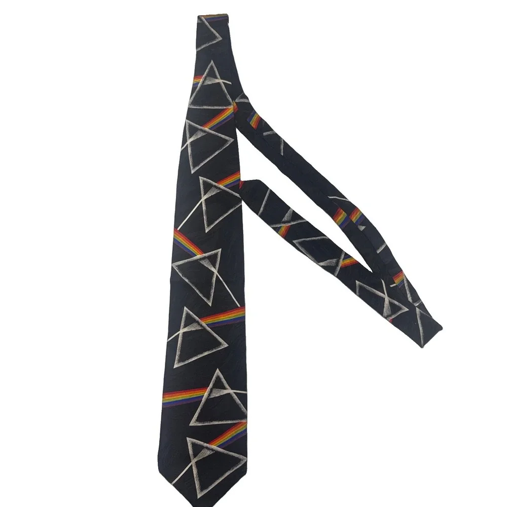 VTG 94' Ralph Marlin Pink Floyd Dark Side of the Moon Necktie 100% Silk RM Style